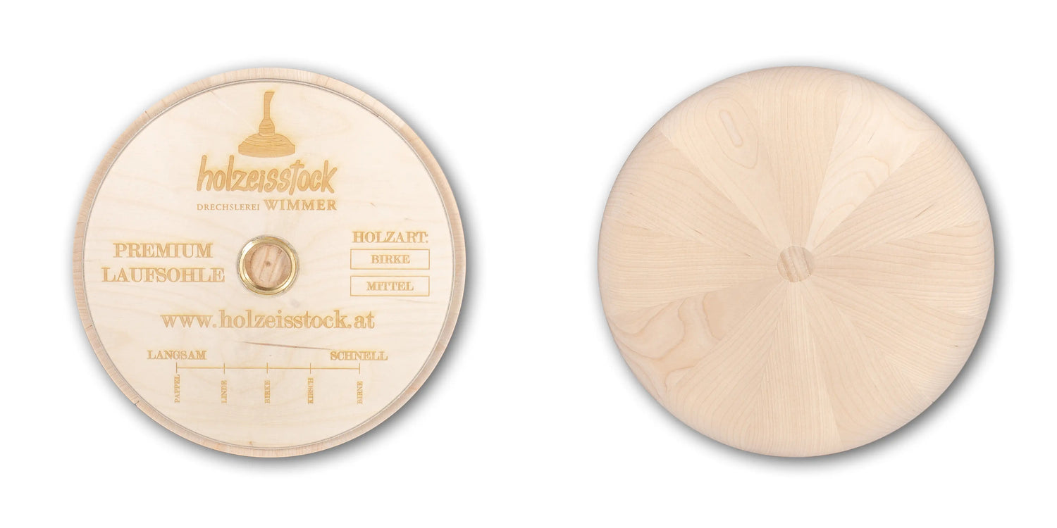 Premium wood outsole